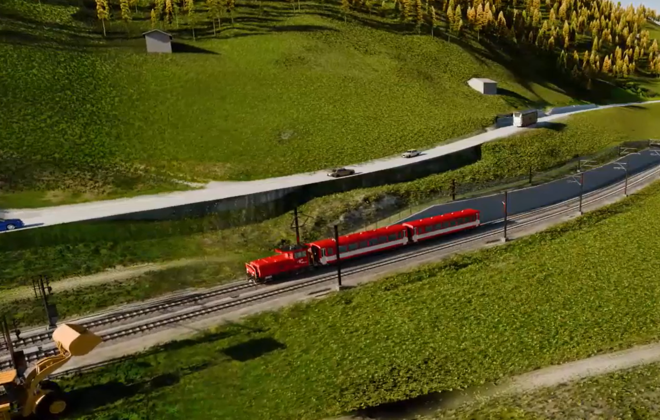 Visualisierung MGB mit Bagger